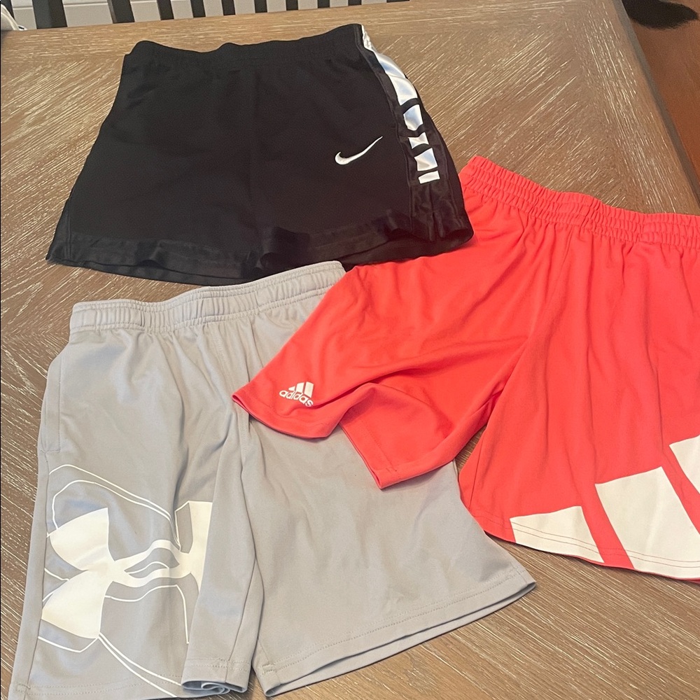 Nike & Adidas Boys Shorts Set